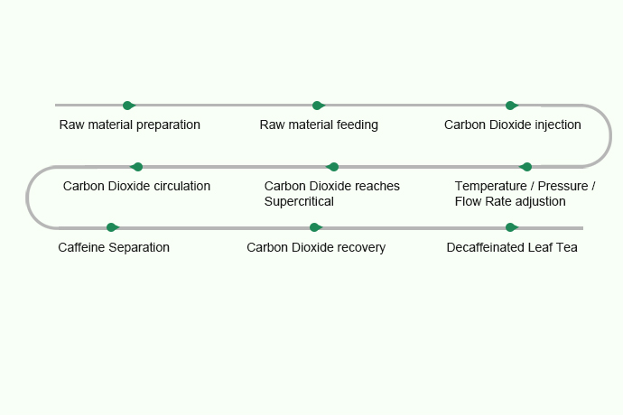 CO2 DECAFFEINATED TEA